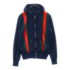 グッチミリタリージャケットブルゾンシェリーコットンフードグリーン