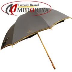 FENDI 傘 FENDI フェンディ ズッカ 雨傘 長傘 ブラウン ブラック ナイロン