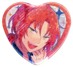 【中古】バッジ・ビンズ 月永レオ 「あんさんぶるスターズ!! CAST LIVE Starry Symphony -the midnight sun- ハートホロ缶バッジコレクション -the midnight sun- グループA」