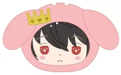 【中古】ぬいぐるみマスコット・ぬいぐるみバッジ 朔間凛月 おまんじゅうにぎにぎマスコット 「あんさんぶるスターズ!×サンリオキャラクターズ」