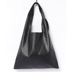 【ARUTEMIKA / アルテミカ】ARM-17 real leather marche tote bag -Black-  /  リアルレザー 本革 マルシェ トート バッグ ブラック