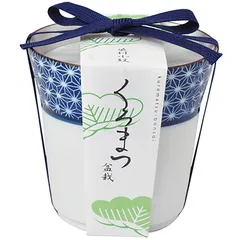 聖新陶芸 春 / 秋の 手のひら庭園 まめ盆栽 盆栽キット ミニ 栽培キット ゆったり育てる 黒松 簡単 栽培セット ( 自由研究 ) 鉢の径約9cm 染付小紋盆栽 父の日 母の日 プレゼント 誕生日 GD-45201