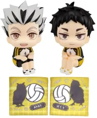 【中古】フィギュア るかっぷ 木兎光太郎/赤葦京治 セット ユニフォームVer.  限定座布団付き 「ハイキュ-!!」 プレミアムバンダイ限定