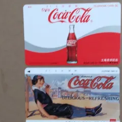cola・三笠コカコーラ　30th　瓶　女性　未使用　50度数　テレカ