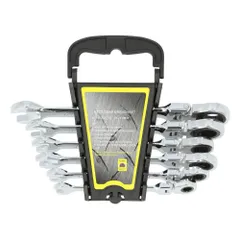 ☆ シルバー ☆ レンチセット 6本 pmyrench001 レンチセット 6本 工具 工具セット レンチホルダー ボルト締め ラチェットレンチ ラチェット ラチェット式 セット レンチ ギアレンチ ボルト ナット ネジ ねじ ハンドツール 多段階ギア 可動式のサムネイル