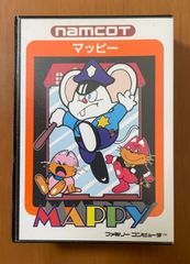 激レア【美品】完品　マッピー 再販版　未使用シール　ハガキ　保証書付き　ファミコン　FC　コレクション品　ファミリーコンピューター