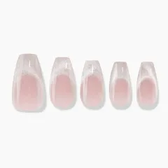 新品 FINGER SUIT「スウェイ」SWAY 水光マグネットジェル バレリーナ コフィン フィンガースーツ ネイルチップ 付け爪 ピンク ベージュ