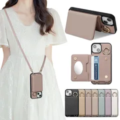 iPhone 11 手帳型 ケース ショルダー おしゃれ スマホケース iPhone XR 手帳型 ショルダー 斜めがけ 肩掛け 首掛け iPhone イレブン 手帳型ケース ショルダー 収納 ミラー付き 首かけ 女性 ストラップ 財布型 カバー アイフォ