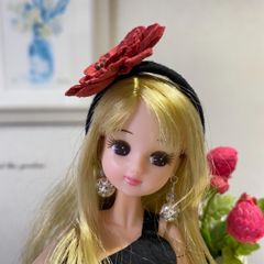 リカちゃんハンドメイド服 白いファーコートコーデ4点セット - becky