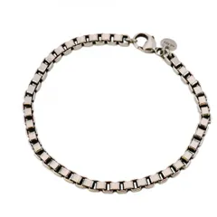 【美品】18.9cmTiffanyティファニー ベネチアン ブレスレット 925 2025年最新】tiffany co ティファニー ベネチアン ブレスレット