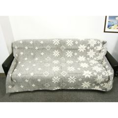 KLIPPAN クリッパン ブランケット ウール ◆新品◆ シングル 暖かい 毛布 北欧 SNOWFALL スノーフォール グレー 130×180cm KP-319