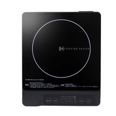 ベーシック 卓上IHクッキングヒーター IHコンロ 1400W コンパクト マグネットプラグ式 ブラック35 x 29 x 4.8 cm