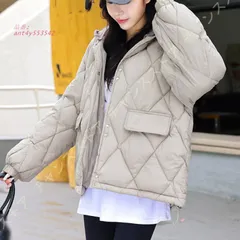中綿 ショートコート ダウン風 フード付き アウター レディース ファッション 可愛い レディース 可愛い 暖かい 韓国風 アウター 体型カバー ant4y553542