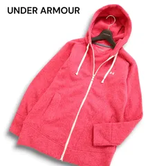 UNDER ARMOUR アンダーアーマー 秋冬 STORM ロゴ刺繍★ 裏起毛 ニット ジップ フーディー パーカー Sz.LG メンズ