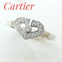 GK☺︎  美品‼︎ Cartier カルティエ Cハートリング Cartier カルティエ リング 指輪 Cハートリング ピンクゴールド
