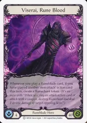 【中古】Flesh and Blood 1HP258[C]：Viserai  Rune Blood