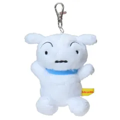クレヨンしんちゃん リール式キーケース ぬいぐるみリールキーカバー シロ エスケイジャパン 鍵ホルダー アニメキャラクター グッズ 