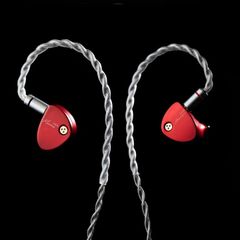 新色 水月雨 MoonDrop Aria 2 イヤホン 赤 - メルカリ