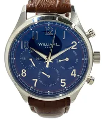 【希少品】WILLIAM L ウィリアムエル クロノグラフ腕時計 BEAMS限定 コクあり男顔なパイロットウォッチへ回帰せよ！ ビームス、ビギンと