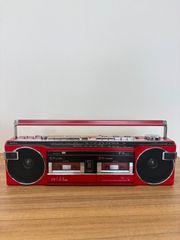 ジャンク品◆SANYO (サンヨー)ラジカセ MR-WU4MKⅡ サンヨー ステレオカセットレコーダー 昭和レトロ　趣あるインテリア