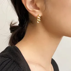 ステンレスピアス 金属アレルギー対応 316L チェーンピアス