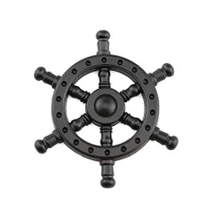 船の舵・小型船・実際に使われていた存在感・損傷ナシ／展示