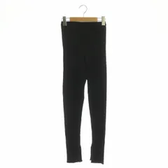 オーラリー AURALEE HIGH GAUGE RIB SLIT TIGHTS リブタイツ スリムパンツ イージー スパッツ 1 黒 ブラック /AA ■OSのサムネイル
