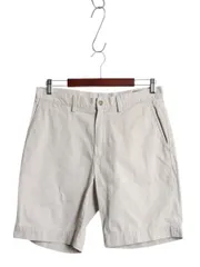 【お得なクーポン配布中!】 ポロ ラルフローレン コットン チノ ショートパンツ メンズ 30 / 古着 ショーツ 短パン アーミー タイプ ノータック チノパン ワンポイント