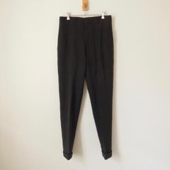 Aristocrat trousers 50s スラックス RAPID ピンロックファスナー 裾ダブル 深いダークグリーン（w-2227）