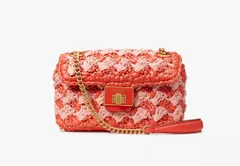 ケイティ ツイード ミディアム コンバーチブル ショルダー バッグ