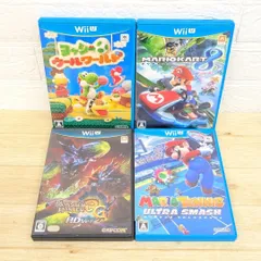 WiiUソフト　マリオカート8 マリオテニス　ヨッシー ウールワールド　モンハン