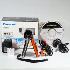 Panasonic パナソニック HX-WA10 オレンジ 元箱 ビデオカメラ 動作OK 1