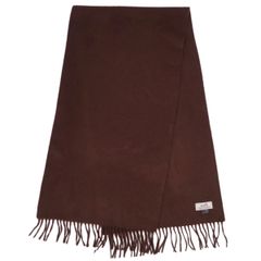 美品 エルメス HERMES マフラー ストール カシミヤ フリンジ メンズ ス