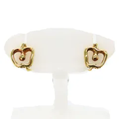 【中古】TIFFANY＆Co. ティファニー アップル ピアス 750 K18YG 約1.5g(両耳) イエローゴールド アクセサリー ジュエリー ブランド りんご 可愛い シンプル ワンポイント 小さめ A2503535【無料ギフトラッピング承ります】