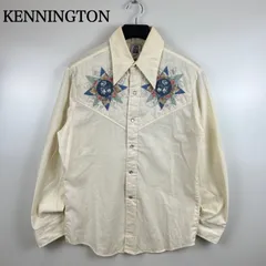 KENNINGTON 70s vintage quilting L/S shirts L ケニントン キルティング 柄物 ウエスタンシャツ ヴィンテージ 希少 名作