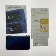 ##Nintendo ニンテンドウ Newニンテンドー3DS LL RED-001 メタリックブルー 動作品