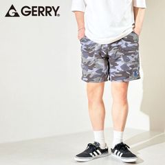GERRY 水陸両用 ナイロン ショートパンツ メンズ 短い 速乾 バギーズショーツ クライミングショートパンツ ハーフパンツ アウトドア ショーツ 迷彩 M L LL XL カモ グレー 078600