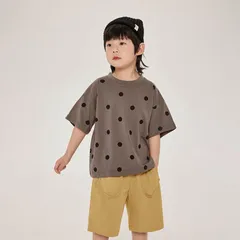 子供服 キッズ 半袖 Tシャツ キッズ 男の子 韓国子供服 インナー 薄手 丸首 夏 トップス 入園 入学カジュアル 
changguo12
