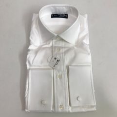 Maker'sShirt 鎌倉シャツ　長袖シャツ　白　38-85