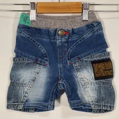 ベビー ジャンクストアー カジュアルパンツ デニム 紺 ウエストゴム 80cm