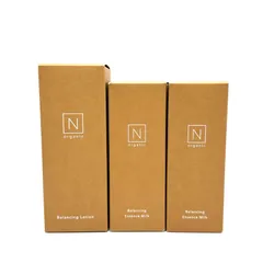 【楠本質店/元住吉】新品・未使用品　Nオーガニック　まとめ売り　3点セット　バランシング　エッセンスミルク　60mL　＜美容液＞　バランシング　ローション　100ｍL　＜化粧水＞　スウィートシトラスの香り