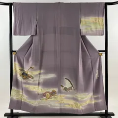 付下げ 京友禅伝統工芸士 樽本伊勢蔵 十二単の女性 積紅色 KK-1835 付下げ 京友禅伝統工芸士 樽本伊勢蔵 十二単の女性 積紅色 KK