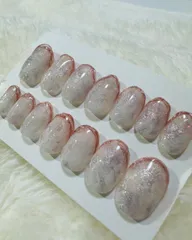 ネイルチップ78【ベリーショート ラウンド】現品orオーダー