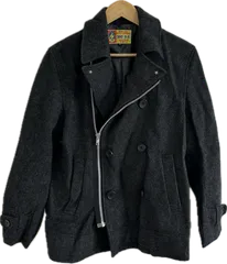 00s Archive サファリジャケット ライダース 墨黒 モードロック