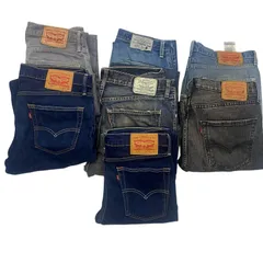 186004 Levi's リーバイス 502 551 など 近年物 デニム ジーンズ メンズ 7点まとめ売り