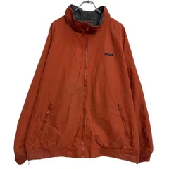 LANDS'END ジャケット 2XL オレンジ ランズエンド ジップアップ ビッグサイズ ワンポイント ロゴ 古着卸 アメリカ仕入 a702-7496のサムネイル