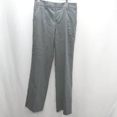 ◇ ⊂ COMME CA ISM コムサイズム ウール素材 スーツパンツ サイズM グレー レディース E  【1410290051382】