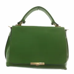エミリオプッチ EMILIO PUCCI ハンドバッグ ショルダー 2WAY レザー ロゴ ゴールド金具 緑 グリーン /XZ ■GY17のサムネイル
