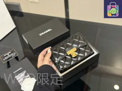 【本日限定特価】シャネル レザー ミディアムウォレット 15×10cm フルレザー 専用ボックス付き[本日特価|新品未使用品]
