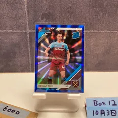 2019 Panini Donruss Declan Rice 01/75 West Ham United Rated Rookie Press Proof Blue Parallel ファーストナンバー カード